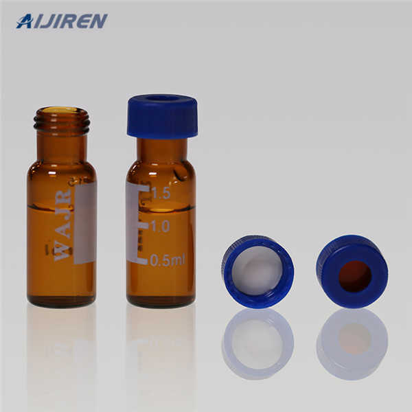 Lab liquid Chromatography Analysis borosil 1.5mL 9-425 Screw Neck Vial with ptfe liner pp cap for wholesales